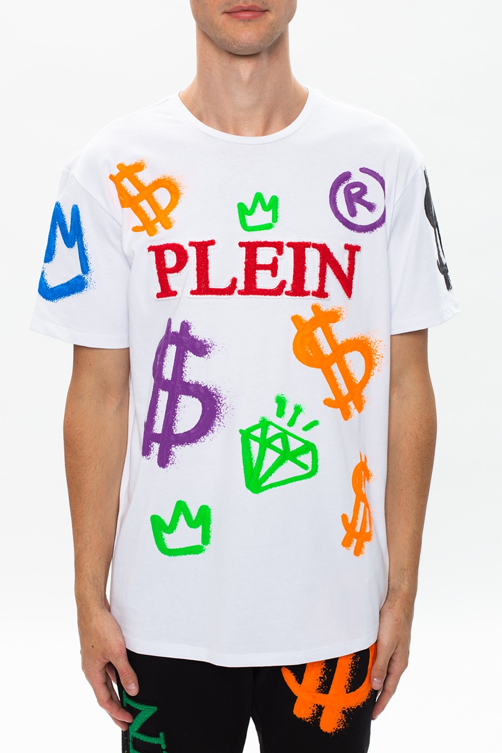 Philipp Plein Patched T-shirt | Men's Clothing | IetpShops